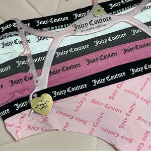 Juicy Couture 5pk Thongs Medium